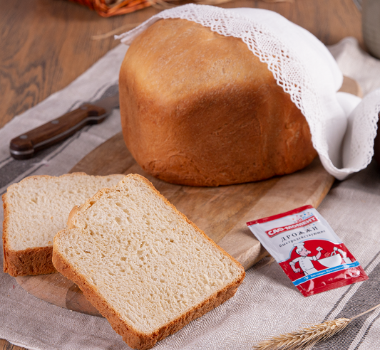 Пшеничный хлеб на молоке : Шаг 3