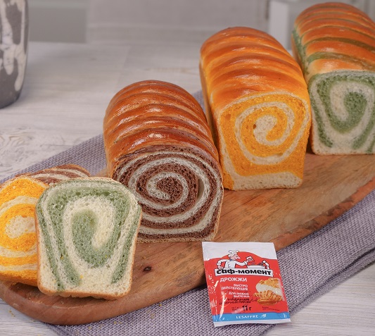 Цветной сдобный хлеб: Шаг 13